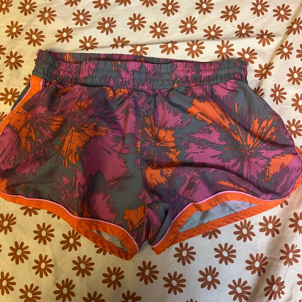 Under Armour Pink and Orange Athletic Shorts